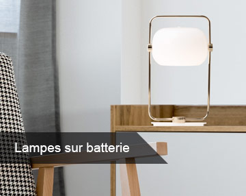 Lampes sur batterie