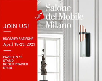 We're looking forward to the 2023 Salone del Mobile in Milan!     We will be exhibiting on the Roger Pradier® stand.  For over 100 years, Roger Pradier® has been working consistently and passionately to illuminate the outdoor spaces of our everyday lives.     Euroluce has been held every two years since 1976 and showcases the most innovative lighting solutions for interiors and exteriors.     We're very excited to be taking part in this event for the first time, and look forward to meeting you there!
