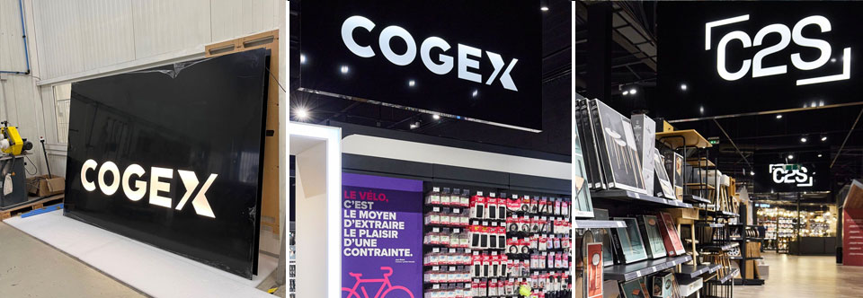 Enseignes lumineuses pour le nouveau showroom du groupe CARGO